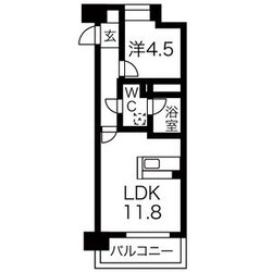 ヴァリエ東別院の物件間取画像